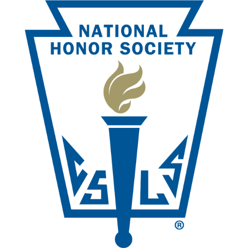 A blue and gold logoDescription automatically generated
